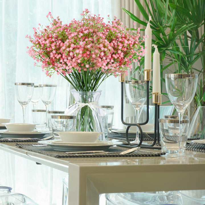 Babys Breath Artificial Flowers,Gypsophila Real Touch Flowers for Wedding Party Home Garden Decoration