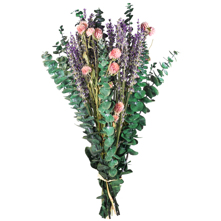 Dried Eucalyptus Stems & Lavender Flowers Bundle for Shower - Natural Fresh Eucalyptus Leaves Hanging Plants