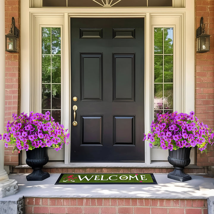 Artificial Flowers Faux Plants Flowers for Outdoor Spring Summer Decoration UV Resistant for Home Planter Porch Window Box Yard